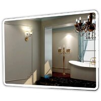 Пекам Зеркало Marta 1 80x60 marta1-80x60sp (с подсветкой, подогревом и сенсором на прикосновение)