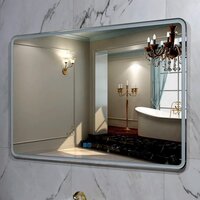  Пекам Зеркало Marta 1 80x60 marta1-80x60sp (с подсветкой, подогревом и сенсором на прикосновение) - Превью изображения №9 — Интернет-магазин ПроЗаказ