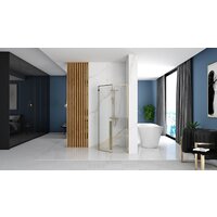 Душевой уголок Rea Diamond 90x90 (золотой/прозрачное стекло) - Превью изображения №4 — Интернет-магазин ПроЗаказ