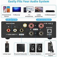 Усилитель мощности Fosi Audio BL20C (24V) - Превью изображения №3 — Интернет-магазин ПроЗаказ