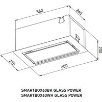 Кухонная вытяжка Meferi SMARTBOX60WH Glass Power - Превью изображения №16 — Интернет-магазин ПроЗаказ