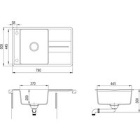 Кухонная мойка Aquasanita Bella SQB101AW (beige 110) - Превью изображения №2 — Интернет-магазин ПроЗаказ