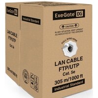 Кабель ExeGate UTP-2-C5e-CCA-S24-IN-PVC-GY-305 UTP - Превью изображения №2 — Интернет-магазин ПроЗаказ