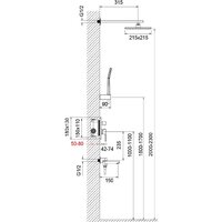 Душевая система  Timo Selene SX-3069/03SM (черный) - Превью изображения №8 — Интернет-магазин ПроЗаказ