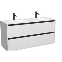 ЗОВ Тумба с умывальником Парма 120 P120LWP0MWMC1B-OL120 (белый матовый)