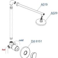 Душевая система  Wasserkraft A12629 - Превью изображения №3 — Интернет-магазин ПроЗаказ