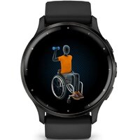 Умные часы Garmin Venu 3 (черный, с силиконовым ремешком) - Превью изображения №5 — Интернет-магазин ПроЗаказ