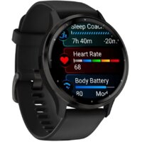 Умные часы Garmin Venu 3 (черный, с силиконовым ремешком) - Превью изображения №2 — Интернет-магазин ПроЗаказ