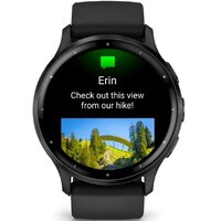 Умные часы Garmin Venu 3 (черный, с силиконовым ремешком) - Превью изображения №3 — Интернет-магазин ПроЗаказ