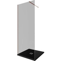Душевая стенка Allen Brau Infinity 3.21018.60.T 323810 (медь браш) - Превью изображения №2 — Интернет-магазин ПроЗаказ