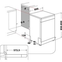 Отдельностоящая посудомоечная машина Whirlpool WFO 3T141 X - Превью изображения №14 — Интернет-магазин ПроЗаказ