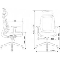 Офисное кресло Бюрократ MC-G411N-H (серый) - Превью изображения №14 — Интернет-магазин ПроЗаказ