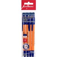 Набор шариковых ручек BRAUBERG M-500 Orange 143950 (4 шт) - Превью изображения №10 — Интернет-магазин ПроЗаказ