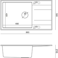 Кухонная мойка Quadron HCQE58650U1_PVDC1_P2O - Превью изображения №6 — Интернет-магазин ПроЗаказ