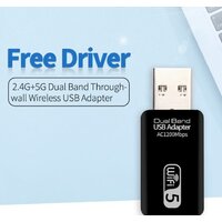 Wi-Fi адаптер USBTOP Dual Band USB Adapter AC1200 Mbps - Превью изображения №5 — Интернет-магазин ПроЗаказ