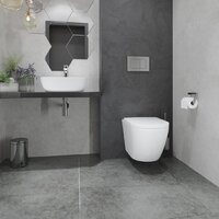 Унитаз подвесной Lauter Vortex 2110830 + GROHE Rapid SL 39504000 с кнопкой (округлая, хром) - Превью изображения №19 — Интернет-магазин ПроЗаказ