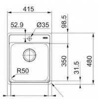 Кухонная мойка Franke BCX 610-42 TL 101.0689.880 - Превью изображения №2 — Интернет-магазин ПроЗаказ
