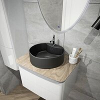 Умывальник Teymi Lina S D40 T50192 (черный матовый) - Превью изображения №7 — Интернет-магазин ПроЗаказ