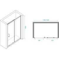 Душевая дверь RGW PA-14 B 41081414-14 140 (черный/прозрачное стекло) - Превью изображения №4 — Интернет-магазин ПроЗаказ