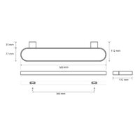 Держатель для полотенца Bemeta Organic 157104401 - Превью изображения №2 — Интернет-магазин ПроЗаказ