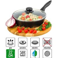 Сковорода Elan Gallery Гармония вкуса 120291 (черный оникс) - Превью изображения №7 — Интернет-магазин ПроЗаказ