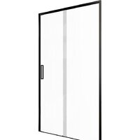 Душевая дверь Aquanet Pleasure Evo 100 AE65-N100-BT (черный анодированный/прозрачное стекло) - Превью изображения №2 — Интернет-магазин ПроЗаказ