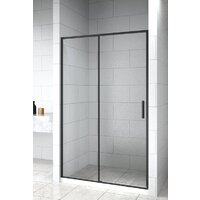 Душевая дверь Aquanet Pleasure Evo 100 AE65-N100-BT (черный анодированный/прозрачное стекло) - Превью изображения №3 — Интернет-магазин ПроЗаказ