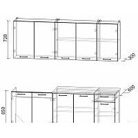 Готовая кухня Интерлиния Мила Лайт 2.0 (белый платинум/дуб бунратти) - Превью изображения №5 — Интернет-магазин ПроЗаказ