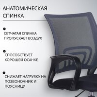 Офисное кресло Бюрократ CH-695NLT (темно-серый/TW-04 сиденье черный TW-11 сетка/ткань) - Превью изображения №2 — Интернет-магазин ПроЗаказ