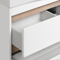  Акватон Тумба под умывальник Нортон 80 1A248901NT010 (белый/дуб эндгр.) - Превью изображения №5 — Интернет-магазин ПроЗаказ