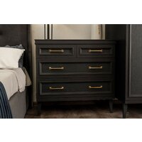 Комод Ангстрем Орландо спальня ОР-100.02 исп.2 (серый уголь) - Превью изображения №2 — Интернет-магазин ПроЗаказ