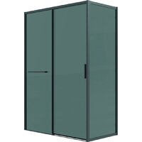 Grossman Style 100x100x195 120.K33.05.1010.21.10 (черный матовый/стекло тонированное)