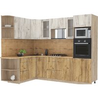 Интерлиния Мила 1.68x2.6 левая (дуб белый-дуб золотой-дуб бунратти)