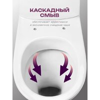 Унитаз напольный Santeri Грация 1P2103S0000BF - Превью изображения №5 — Интернет-магазин ПроЗаказ