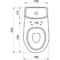 Унитаз напольный Santeri Грация 1P2103S0000BF - Превью изображения №22 — Интернет-магазин ПроЗаказ