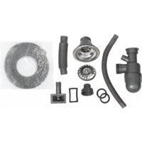 Кухонная мойка AKS Прямоугольная 58x48 (матовый хром) - Превью изображения №2 — Интернет-магазин ПроЗаказ