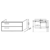  Jacob Delafon Тумба под умывальник Rythmik EB1304-E10 - Превью изображения №3 — Интернет-магазин ПроЗаказ