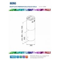Кухонная вытяжка Berg Floyd Premium Gold Isola - Превью изображения №2 — Интернет-магазин ПроЗаказ