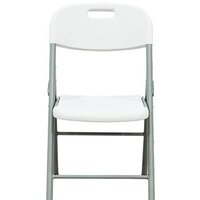 Стул Calviano Складной пластиковый (белый) - Превью изображения №2 — Интернет-магазин ПроЗаказ