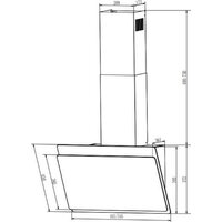 Кухонная вытяжка Faber Tocco BK 50 330.0702.952 - Превью изображения №2 — Интернет-магазин ПроЗаказ