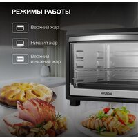 Мини-печь Hyundai MIO-HY073 - Превью изображения №4 — Интернет-магазин ПроЗаказ