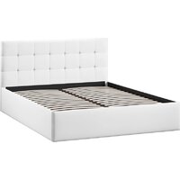 Кровать Трия Джоли Тип 1 универсальный 180x200 (экокожа Polo white) - Превью изображения №2 — Интернет-магазин ПроЗаказ