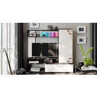 Стенка Трия Сиена (венге цаво-дуб белфорт с рисунком) - Превью изображения №3 — Интернет-магазин ПроЗаказ