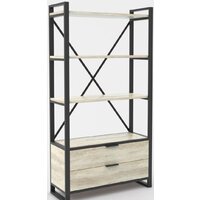 Hype Mebel Стандарт Люкс 50x200 (черный/древесина белая)