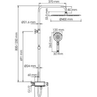Душевая система  Wasserkraft A113.117.127.CH Thermo - Превью изображения №3 — Интернет-магазин ПроЗаказ
