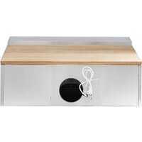 Кухонная вытяжка Elikor Фарм 90H-650-E3D (нержавеющая сталь/дуб неокрашенный) - Превью изображения №7 — Интернет-магазин ПроЗаказ