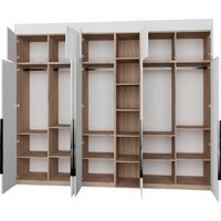 Шкаф распашной Рэйгрупп Рэй S245-В14-1-EBЕ В14-1 (дуб элисон/белый премиум) - Превью изображения №2 — Интернет-магазин ПроЗаказ