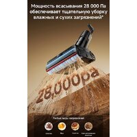 Вертикальный моющий пылесос Dreame H16 Steam Wet and Dry Vacuum HHR32C (евровилка) - Превью изображения №14 — Интернет-магазин ПроЗаказ