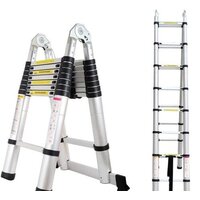 Лестница-трансформер Алюмет DTLH 2.5 (2x8 ступеней) - Превью изображения №2 — Интернет-магазин ПроЗаказ