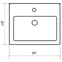  Misty Енисей - 50 Тумба с 2 ящ. - Э-Ени01050-0112Я - Превью изображения №3 — Интернет-магазин ПроЗаказ